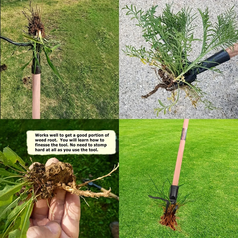 Stand Up Weed Puller Tool